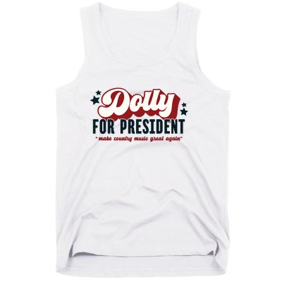 Dolly For President Tank Top