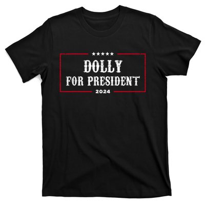 Dolly For President Funny 2024 Election T-Shirt