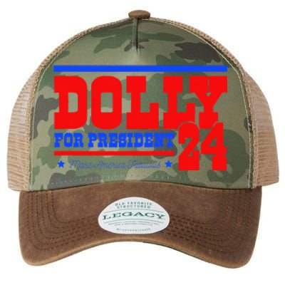 Dolly For President Legacy Tie Dye Trucker Hat