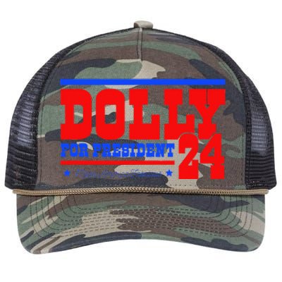 Dolly For President Retro Rope Trucker Hat Cap