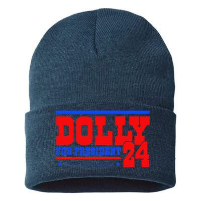 Dolly For President Sustainable Knit Beanie