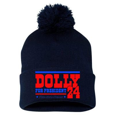 Dolly For President Pom Pom 12in Knit Beanie