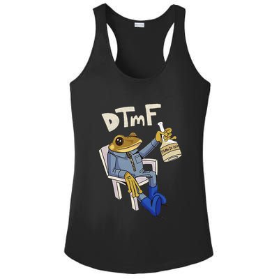Dtmf Frog Puerto Rico Ladies PosiCharge Competitor Racerback Tank