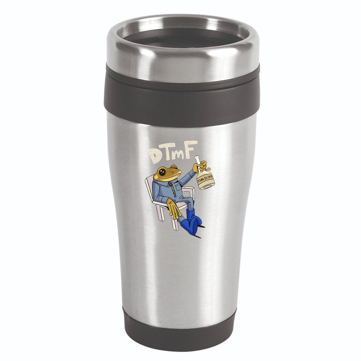 Dtmf Frog Puerto Rico 16oz Travel Tumbler