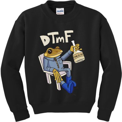 Dtmf Frog Puerto Rico Kids Sweatshirt