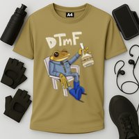 Dtmf Frog Puerto Rico Cooling Performance Crew T-Shirt