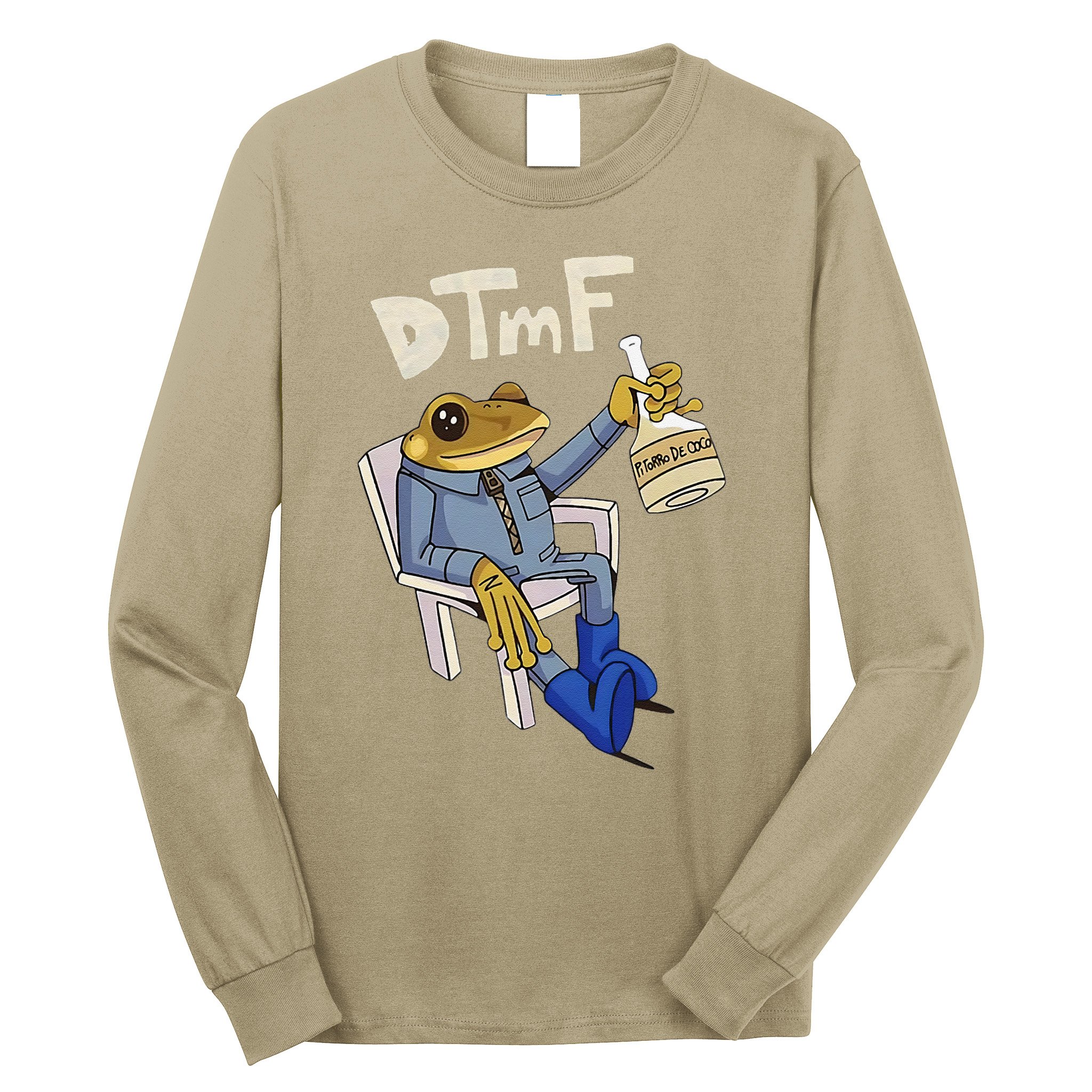 Dtmf Frog Puerto Rico Long Sleeve Shirt
