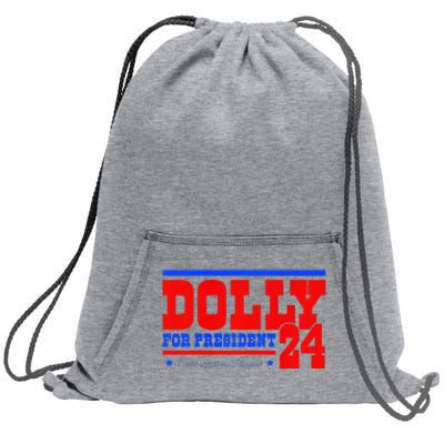 Dolly For President Premium Sweatshirt Cinch Pack Bag