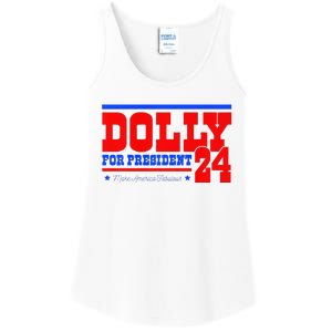 Dolly For President Premium Ladies Essential Tank