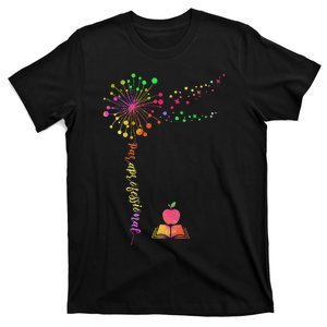 Dandelion Flower Paraprofessional Cute Teacher Gifts T-Shirt