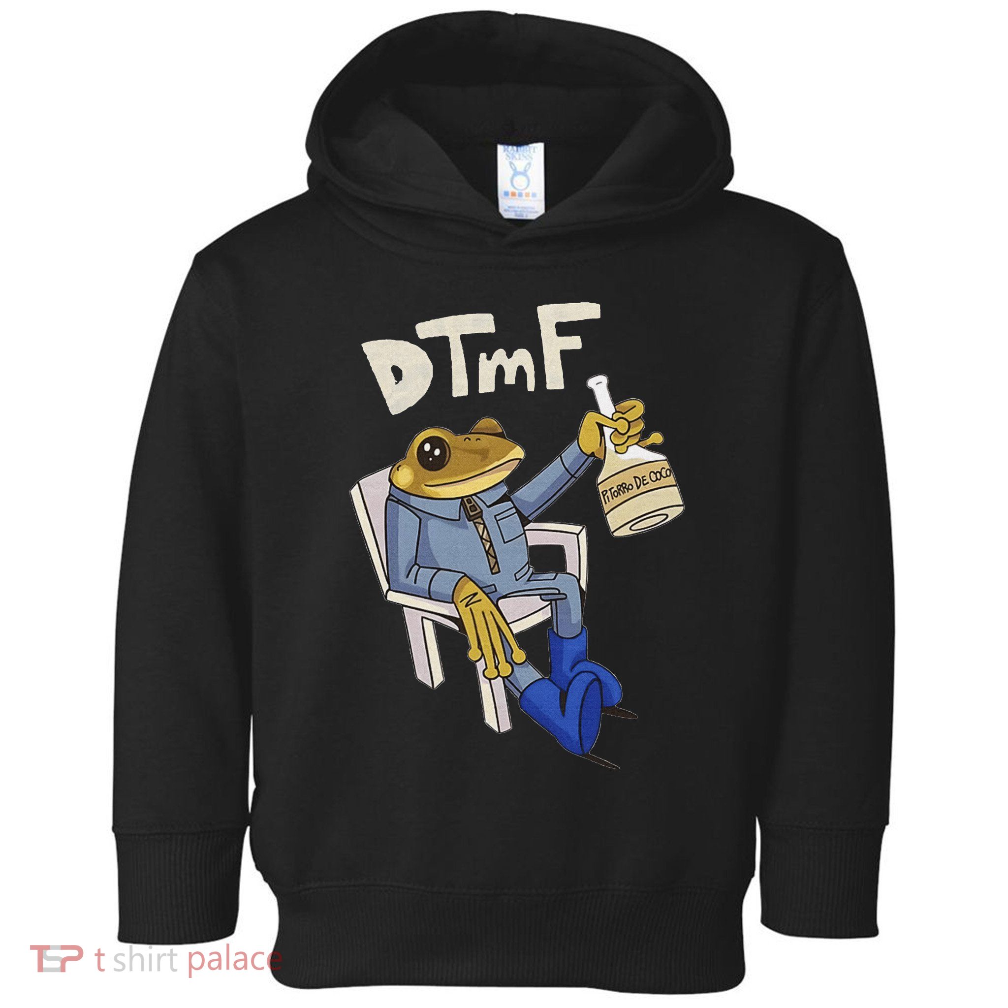 Dtmf Frog Puerto Rico Toddler Hoodie