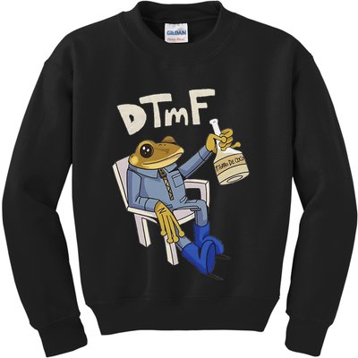 Dtmf Frog Puerto Rico Kids Sweatshirt