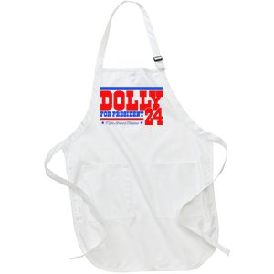 Dolly For President Full-Length Apron With Pockets