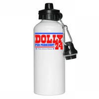 Dolly For President Aluminum Water Bottle