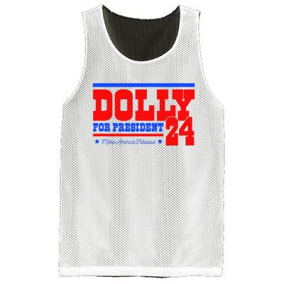 Dolly For President Mesh Reversible Basketball Jersey Tank