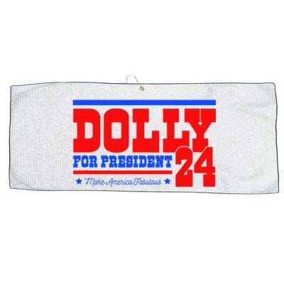 Dolly For President Large Microfiber Waffle Golf Towel