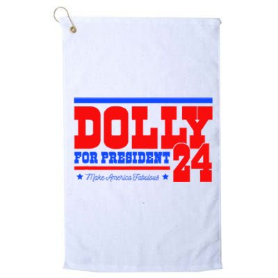 Dolly For President Platinum Collection Golf Towel