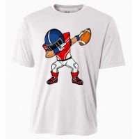 Dabbing Football Player American Football Season Dab Dance Cooling Performance Crew T-Shirt