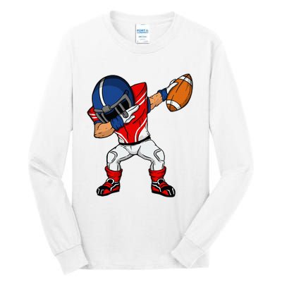 Dabbing Football Player American Football Season Dab Dance Tall Long Sleeve T-Shirt