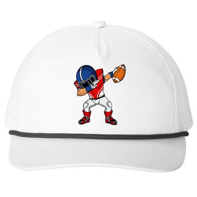 Dabbing Football Player American Football Season Dab Dance Snapback Five-Panel Rope Hat