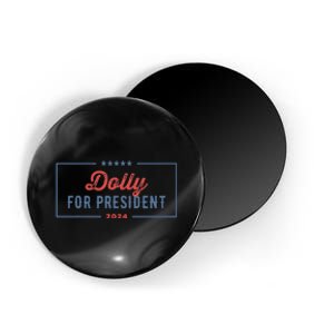 Dolly For President 2024 Retro Dolly Magnet