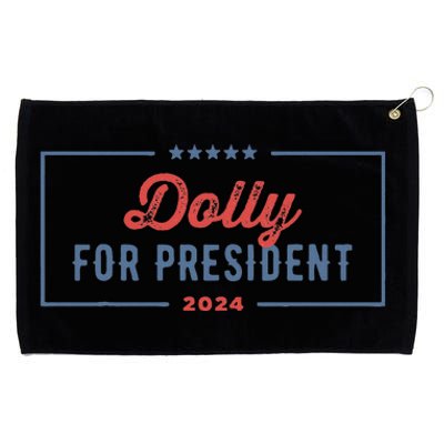 Dolly For President 2024 Retro Dolly Grommeted Golf Towel