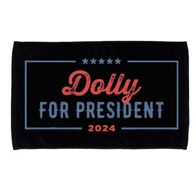 Dolly For President 2024 Retro Dolly Microfiber Hand Towel