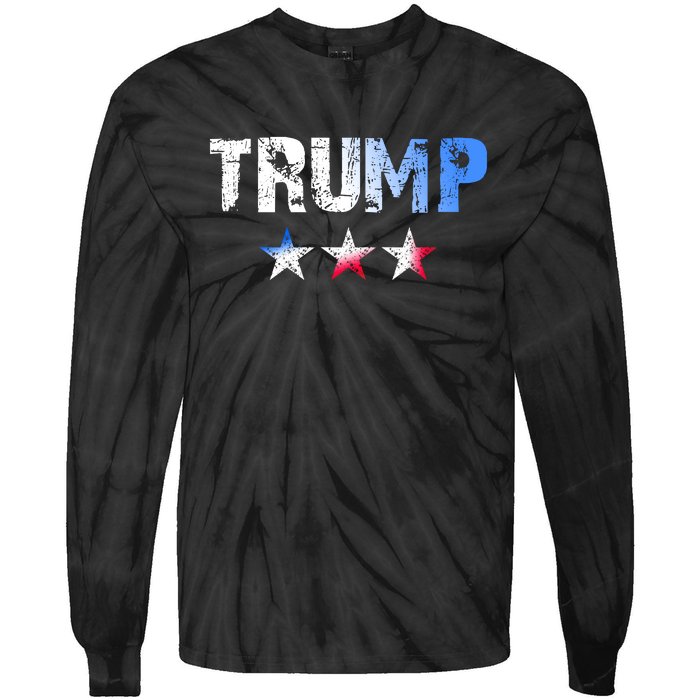 Designed For People Who Like Donald Trump Tie-Dye Long Sleeve Shirt