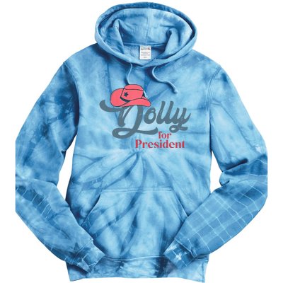 Dolly For President Tie Dye Hoodie