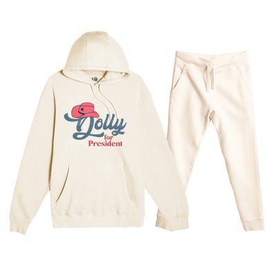 Dolly For President Premium Hooded Sweatsuit Set