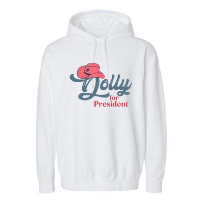 Dolly For President Garment-Dyed Fleece Hoodie