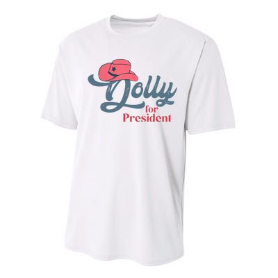 Dolly For President Performance Sprint T-Shirt