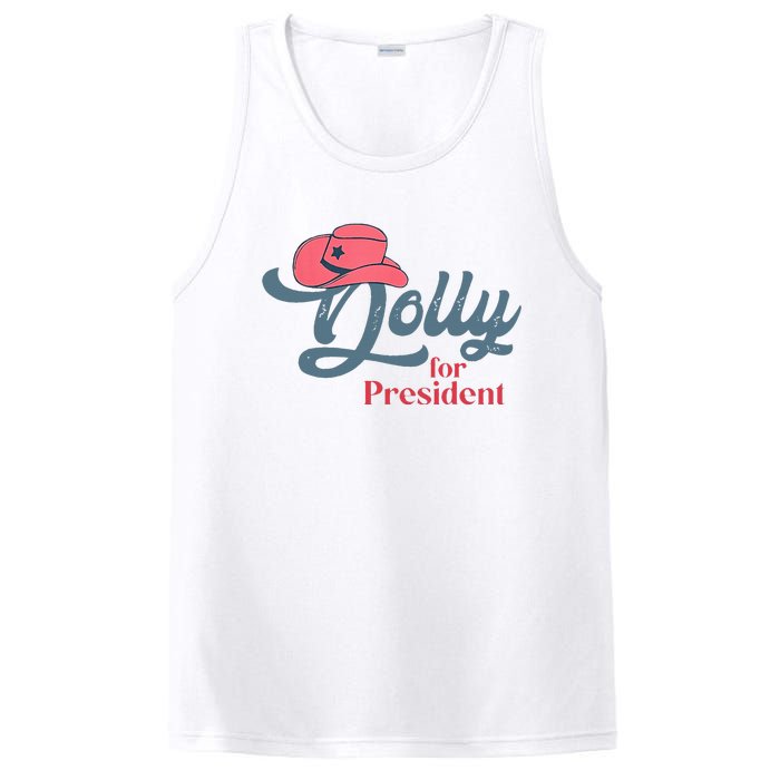 Dolly For President PosiCharge Competitor Tank