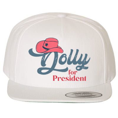 Dolly For President Wool Snapback Cap