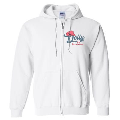 Dolly For President Full Zip Hoodie