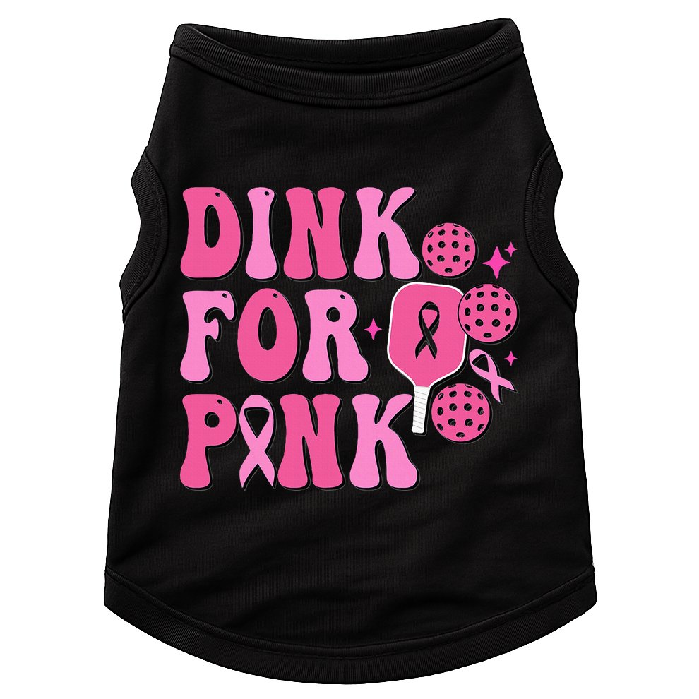 Dink For P.I.N.K. Breast Cancer Awareness Pickleball Doggie Tank