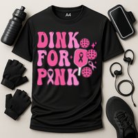 Dink For P.I.N.K. Breast Cancer Awareness Pickleball Cooling Performance Crew T-Shirt
