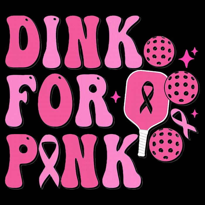Dink For P.I.N.K. Breast Cancer Awareness Pickleball Cooling Performance Crew T-Shirt
