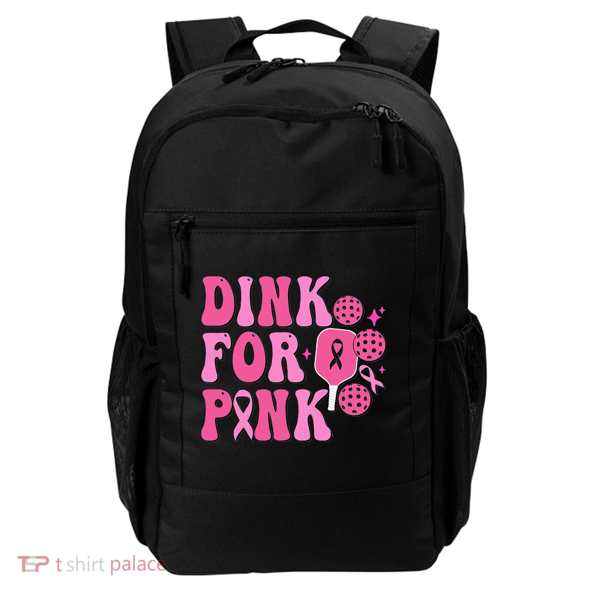 Dink For P.I.N.K. Breast Cancer Awareness Pickleball Backpack