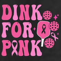 Dink For P.I.N.K. Breast Cancer Awareness Pickleball Adult Drive Performance Visor