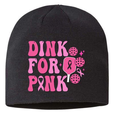 Dink For P.I.N.K. Breast Cancer Awareness Pickleball Sustainable Beanie