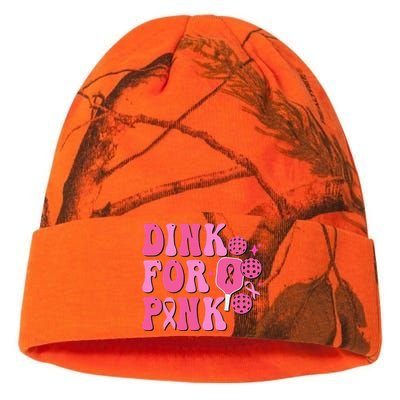 Dink For P.I.N.K. Breast Cancer Awareness Pickleball Kati Licensed 12" Camo Beanie