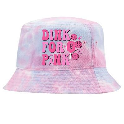 Dink For P.I.N.K. Breast Cancer Awareness Pickleball Tie-Dyed Bucket Hat