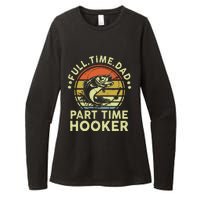 Dad Fishing Part Time Hooker Funny Father Day Gift Womens CVC Long Sleeve Shirt