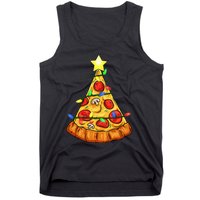 Deliciously Festive Pizza Christmas Tree Decoration Tank Top