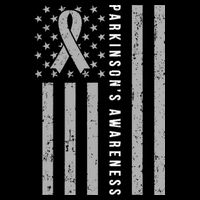 Disease Flag Parkinsons Awareness Ribbon Gray Sweatshirt