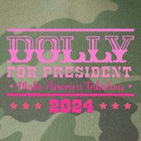 Dolly For President Personalized Dolly First Name Legacy Tie Dye Trucker Hat