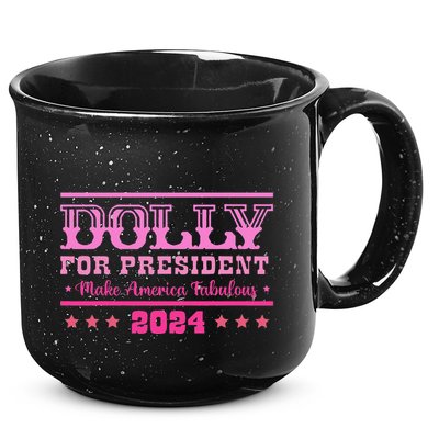 Dolly For President Personalized Dolly First Name 15oz Campfire Ceramic Mug