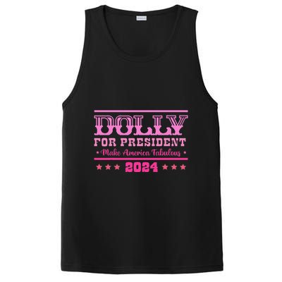 Dolly For President Personalized Dolly First Name PosiCharge Competitor Tank