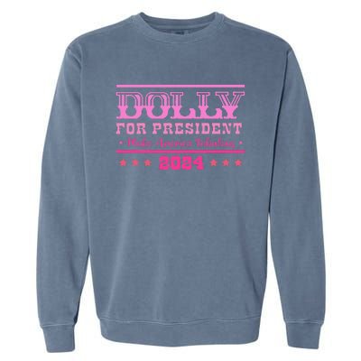 Dolly For President Personalized Dolly First Name Garment-Dyed Sweatshirt